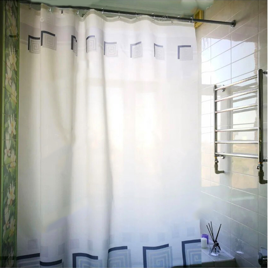  Штора для ванной Miranda Lykia 5087 серый 180х200 см, Турция