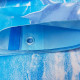  Штора для ванной Miranda Whale 6031 голубой 180х200 см, Турция