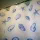 Штора для ванной Miranda Star Fish 6042 голубой 180х200 см, Турция