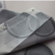  Штора для ванной Miranda Side G-7801 серый 180х200 см, Турция