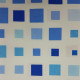  Штора для ванной Miranda Efes G-7792 голубой 180х200 см, Турция