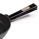 Сковородка Brizoll чугунная О 2440 - Р 24 см черная ручка